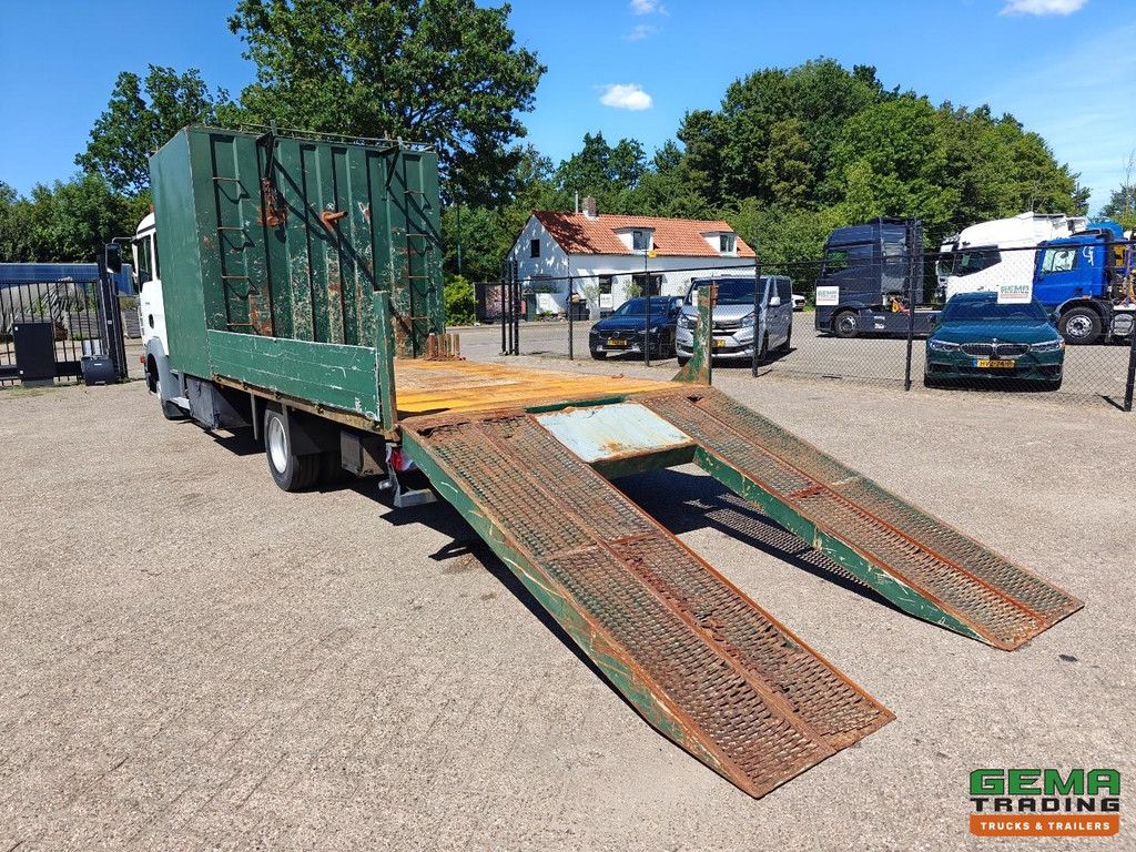 MAN TGL 12.210 4x2 DOKA Euro4 - OpenLaadBak + HydraulischeRampen - Handgeschakeld - 6 ZitPlaatsen