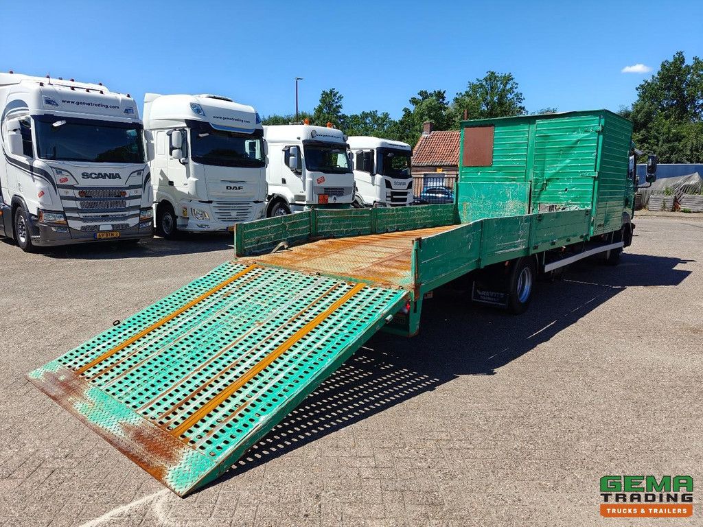 MAN TGL 12.240 4x2 Sleeper Cab Euro3 - 6 CIL - Open Load Bed + Hydraulic Ramp - Manual Transmission - Tool Box