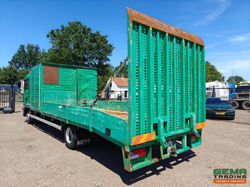 MAN TGL 12.240 4x2 Sleeper Cab Euro3 - 6 CIL - Open Load Bed + Hydraulic Ramp - Manual Transmission - Tool Box