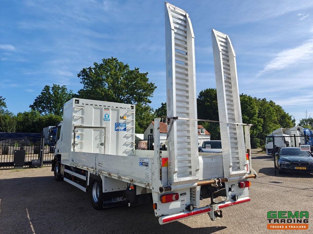 Iveco 140E25 EuroCargo 4x2 Double Cab (7pers) Euro 6 - 6CIL - AluMac Box + Ramps - Rockinger Towing Hook