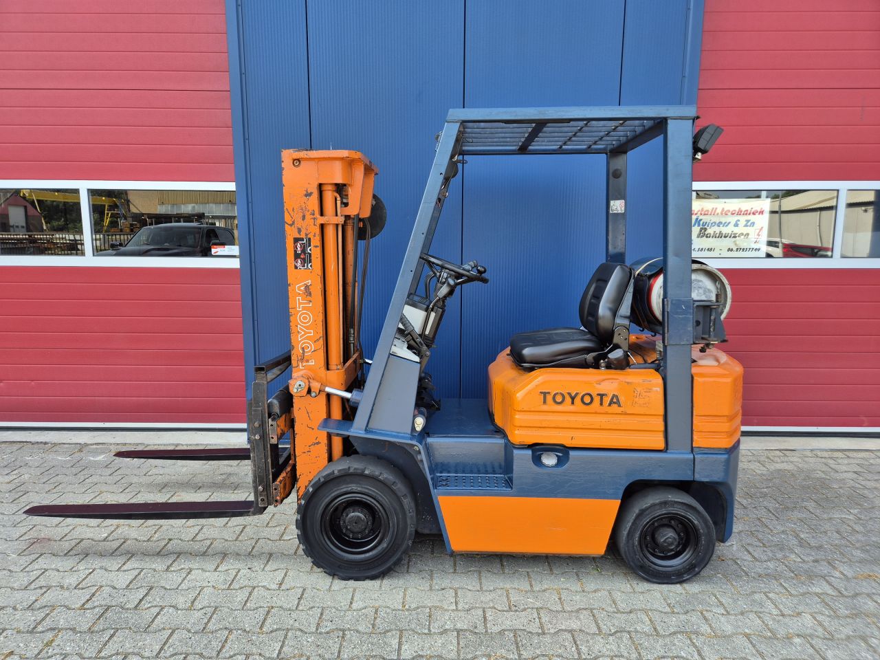 TOYOTA FGF15 HEFTRUCK LPG TRIPLOMAST SIDESHIFT EN FREELIFT