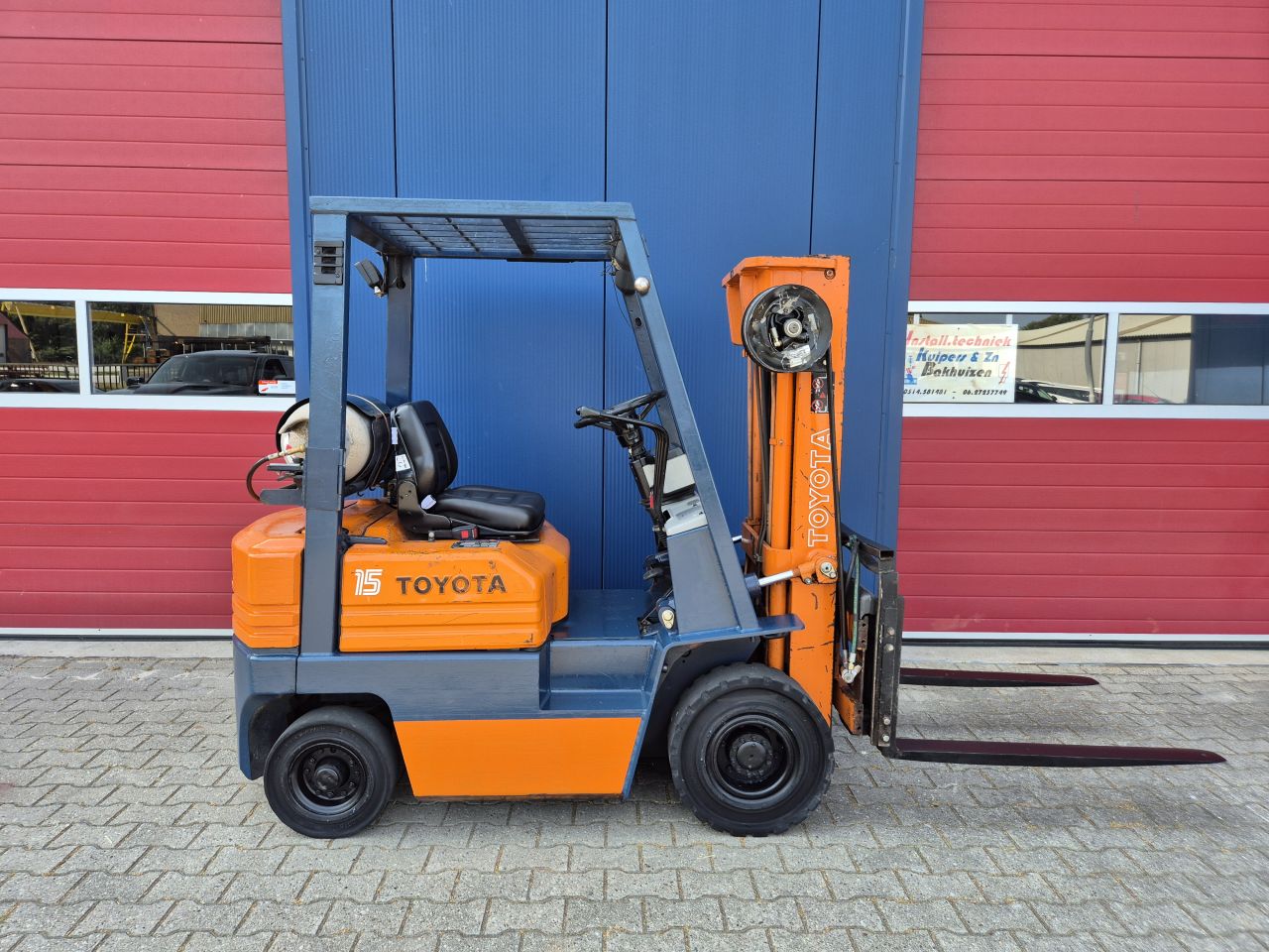 TOYOTA FGF15 HEFTRUCK LPG TRIPLOMAST SIDESHIFT EN FREELIFT