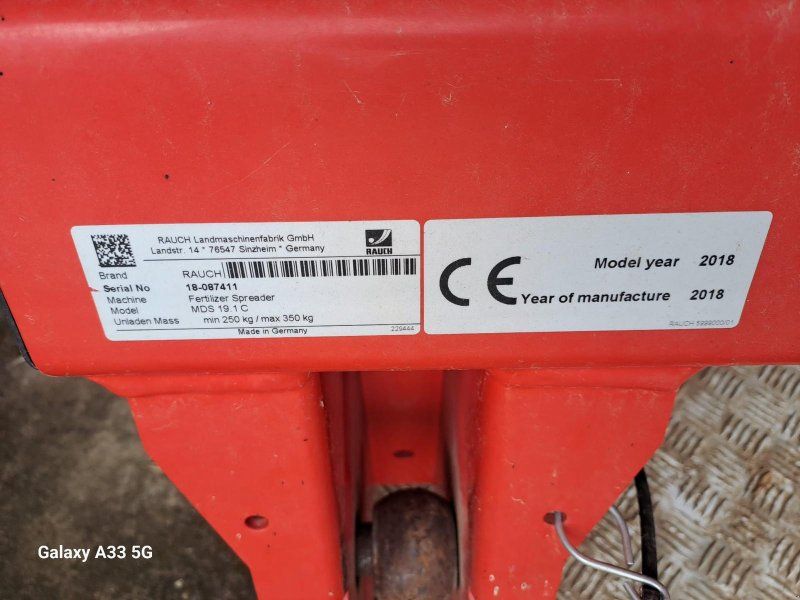 Rauch MDS 19.1 C Kundenauftrag