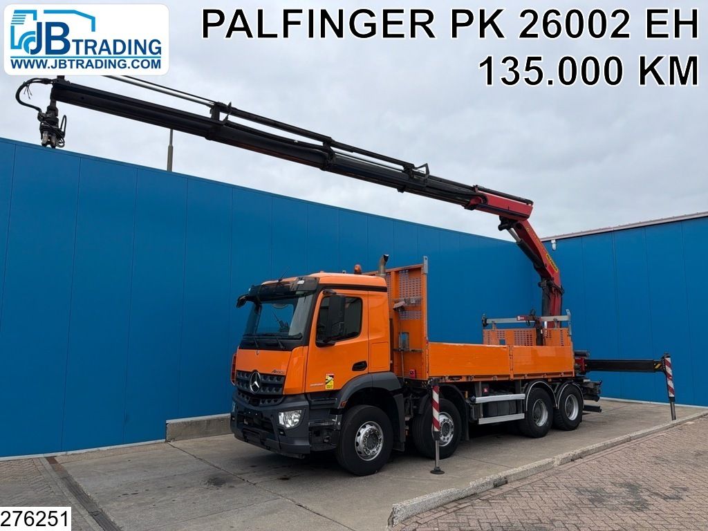 Mercedes Actros 2636 8x4, EURO 6, Palfinger, PTO