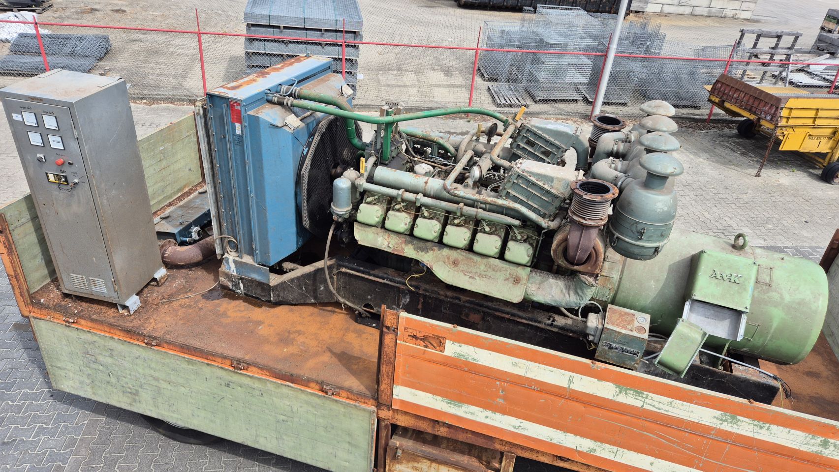 AvK Deutz V12 Aggregaat generator 400kVA