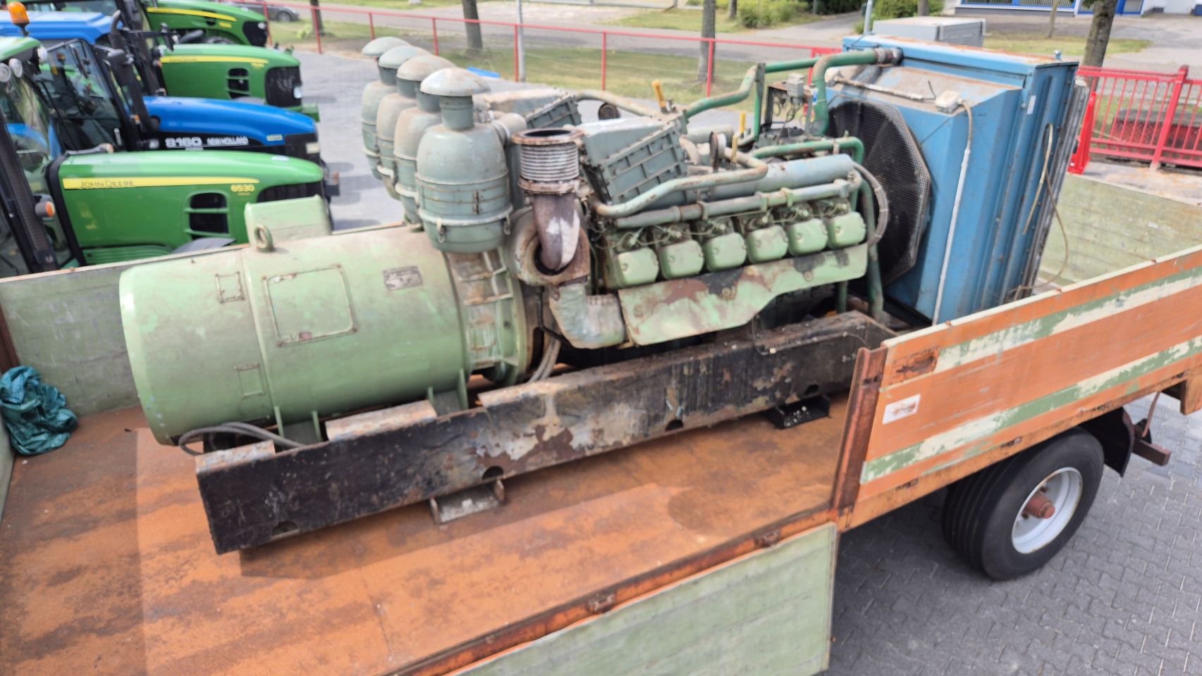 AvK Deutz V12 Aggregaat generator 400kVA