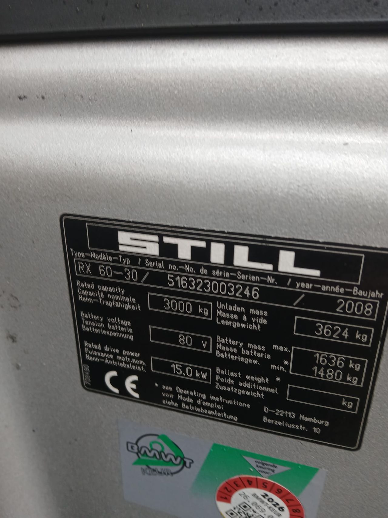 Still RX60-30 elektrische heftruck