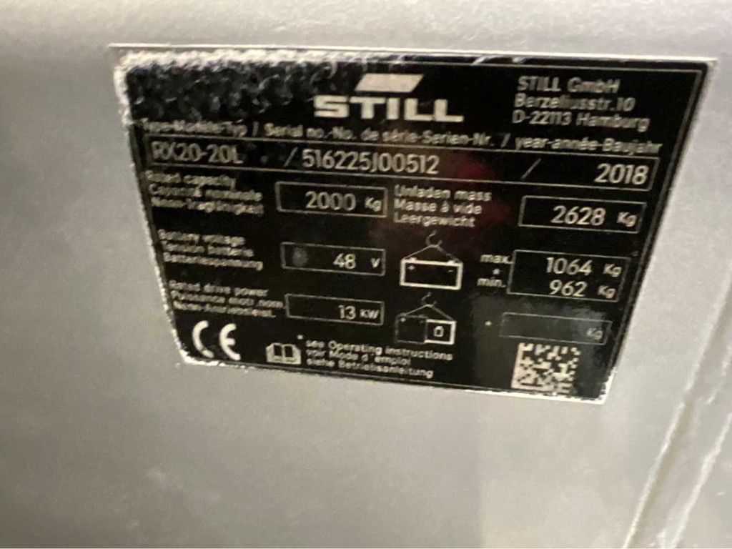 Still RX20-20 Triplex - Freelift - Sideshift