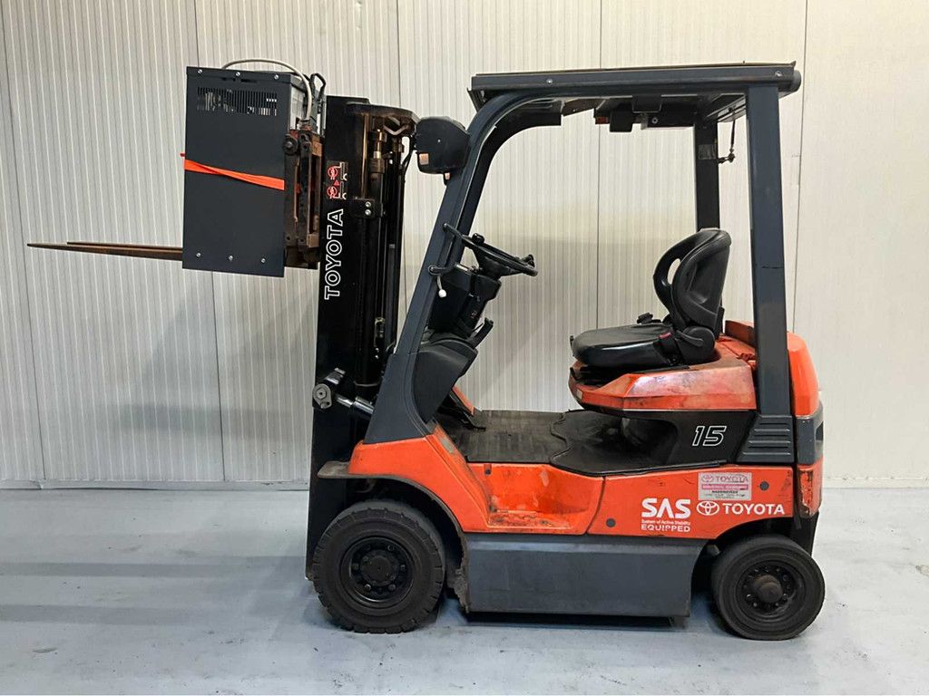 Toyota 7FB15 Duplex - Freelift - Sideshift - Acculader