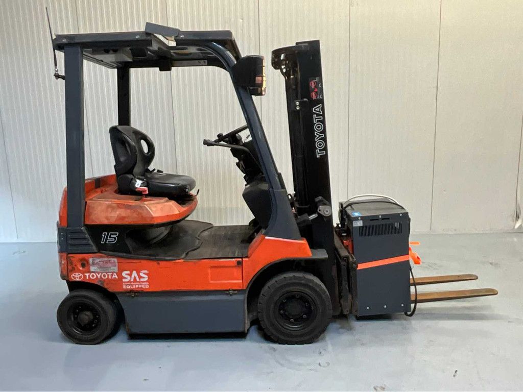 Toyota 7FB15 Duplex - Freelift - Sideshift - Acculader