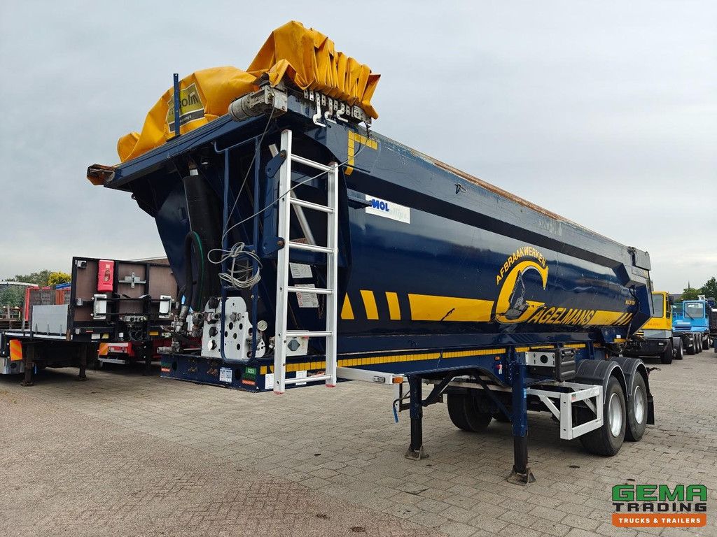 MOL MO4DAST2 28.7 m³ Steel Tipper - Steel Chassis - 2 SAF Axles - Disc Brakes - 6630 kg