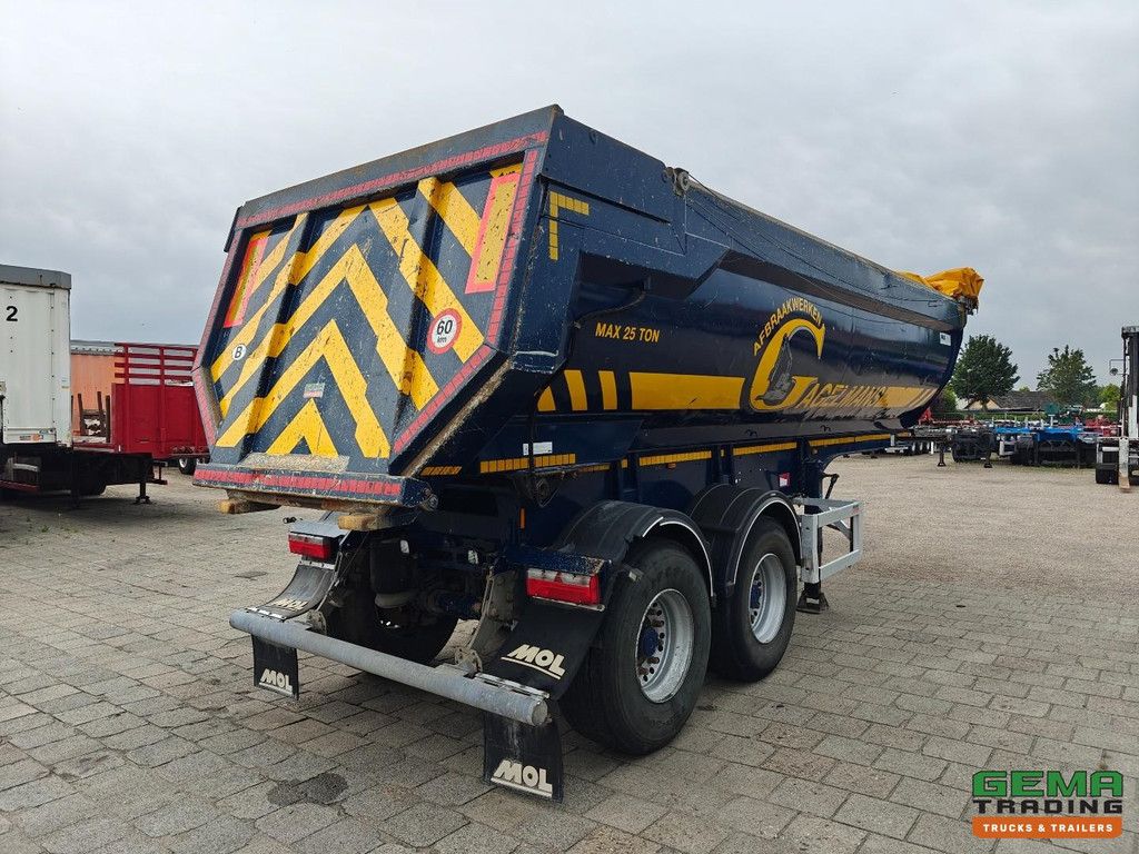 MOL MO4DAST2 28.7 m³ Steel Tipper - Steel Chassis - 2 SAF Axles - Disc Brakes - 6630 kg