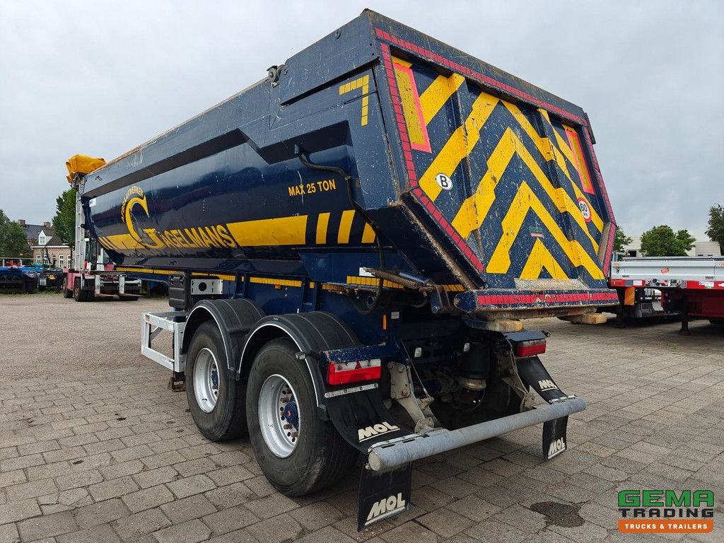 MOL MO4DAST2 28.7 m³ Steel Tipper - Steel Chassis - 2 SAF Axles - Disc Brakes - 6630 kg