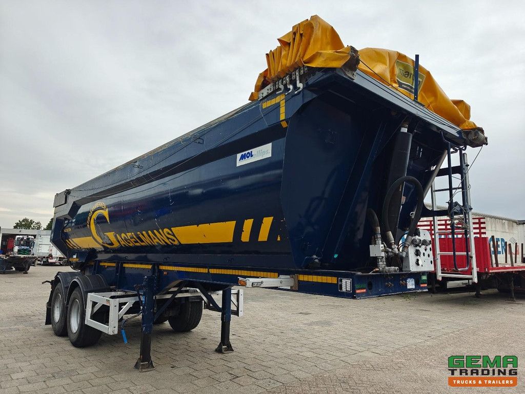 MOL MO4DAST2 28.7 m³ Steel Tipper - Steel Chassis - 2 SAF Axles - Disc Brakes - 6630 kg