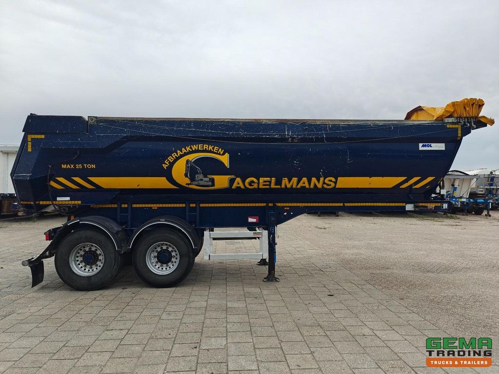 MOL MO4DAST2 28.7 m³ Steel Tipper - Steel Chassis - 2 SAF Axles - Disc Brakes - 6630 kg