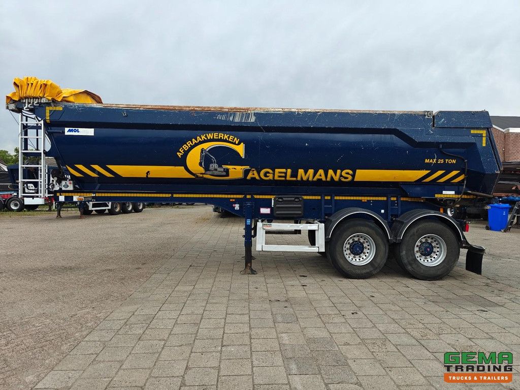MOL MO4DAST2 28.7 m³ Steel Tipper - Steel Chassis - 2 SAF Axles - Disc Brakes - 6630 kg