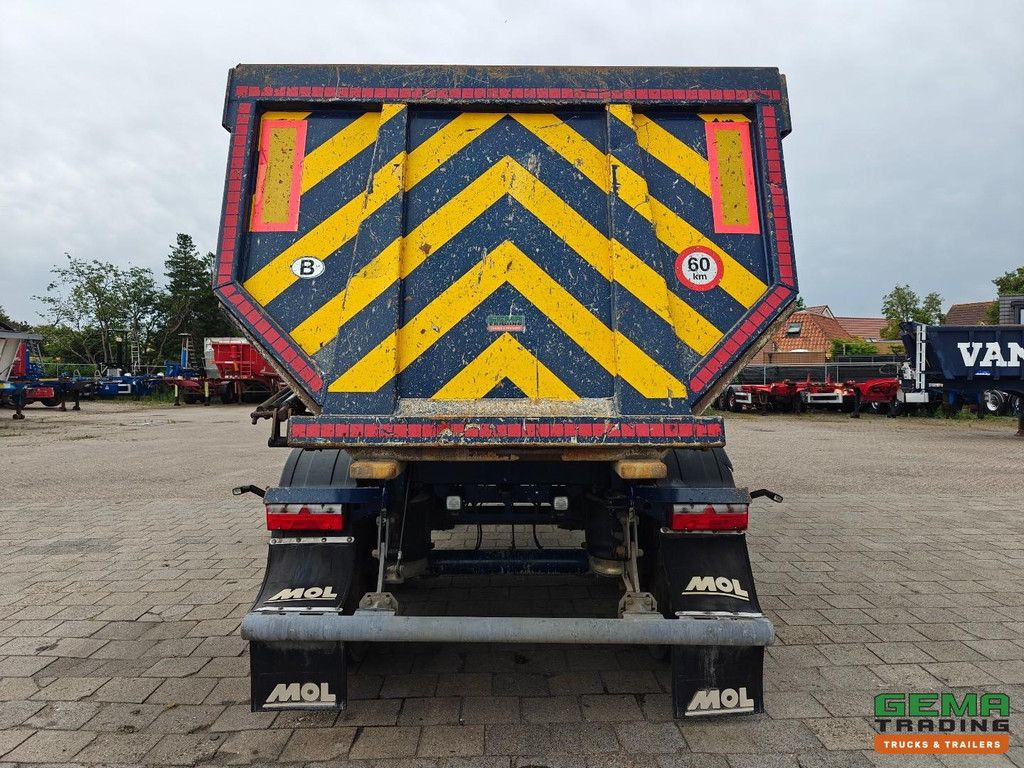 MOL MO4DAST2 28.7 m³ Steel Tipper - Steel Chassis - 2 SAF Axles - Disc Brakes - 6630 kg