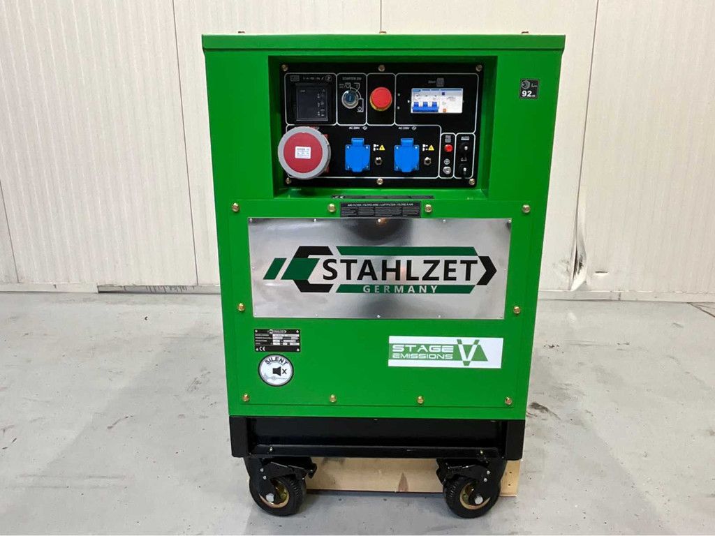 Stahlzet SZ-20KW Luchtgekoelde stille tweecilinder dieselgenerator