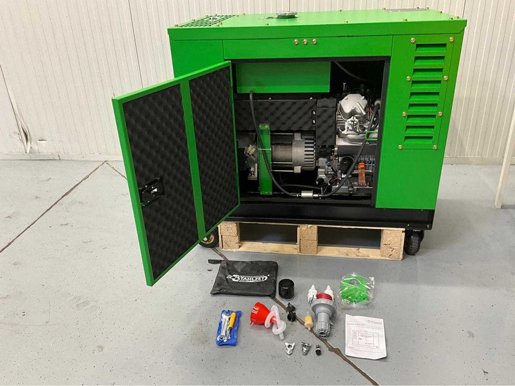 Stahlzet SZ-20KW Luchtgekoelde stille tweecilinder dieselgenerator