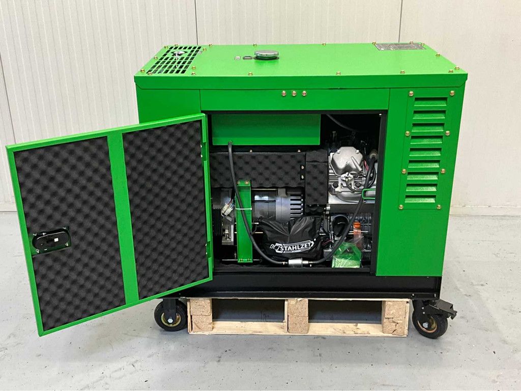 Stahlzet SZ-20KW Luchtgekoelde stille tweecilinder dieselgenerator