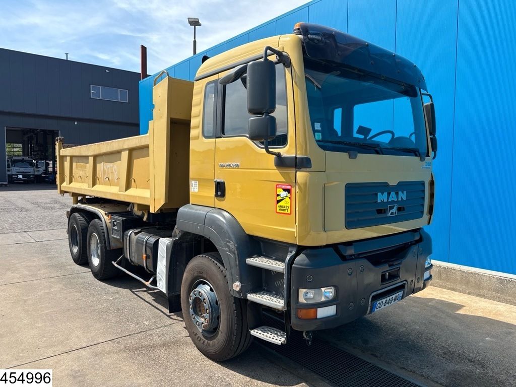 MAN TGA 26 350 6x4, Steel suspension, Manual, Hub reduction