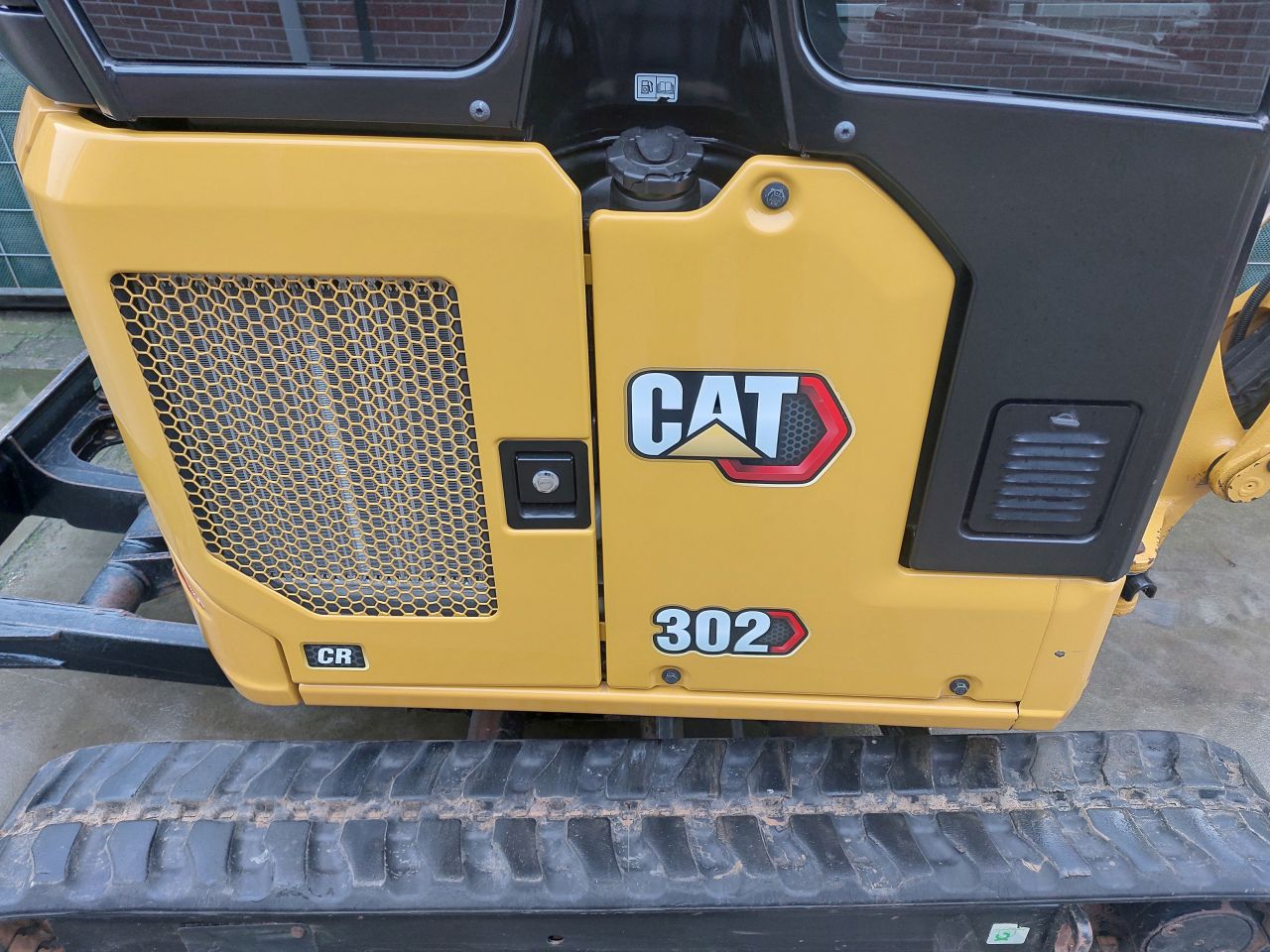 Caterpillar 302CR met Engcon draai/kantelstuk