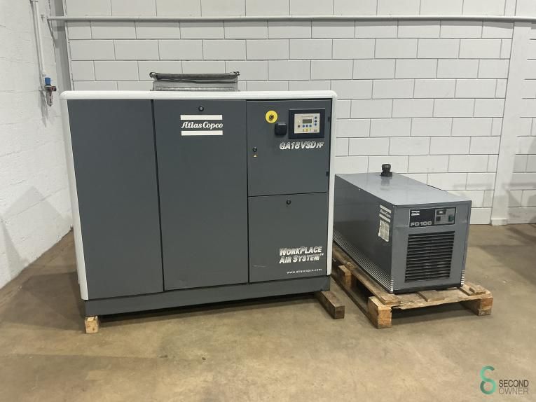 Compressor Atlas Copco GA 18 VSD 2006