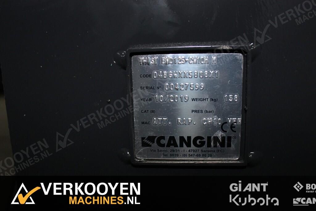 2023 Cangini Benne Twist 125 CW10-CW10 Kantelstuk VK8881 Afneembaar