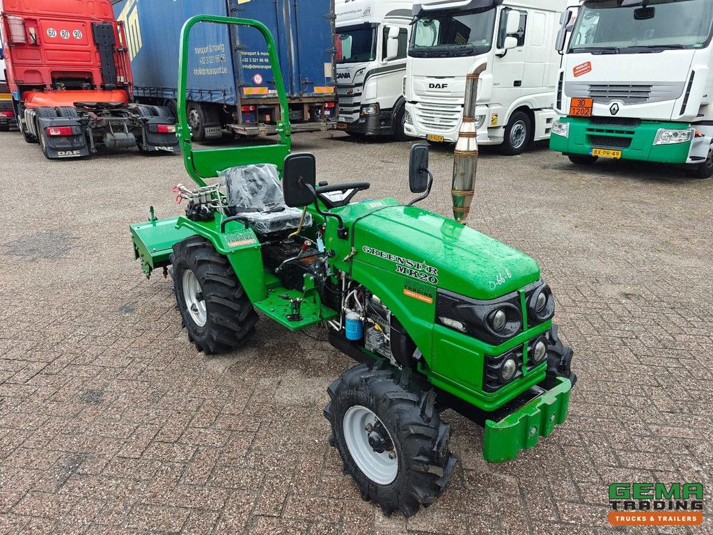 Greenstar MK20 20PK Diesel - Grondfrees 1100mm - 3-punt Ophanging/AftakAs - Extra Hydr. functie - 9 Draaiuren