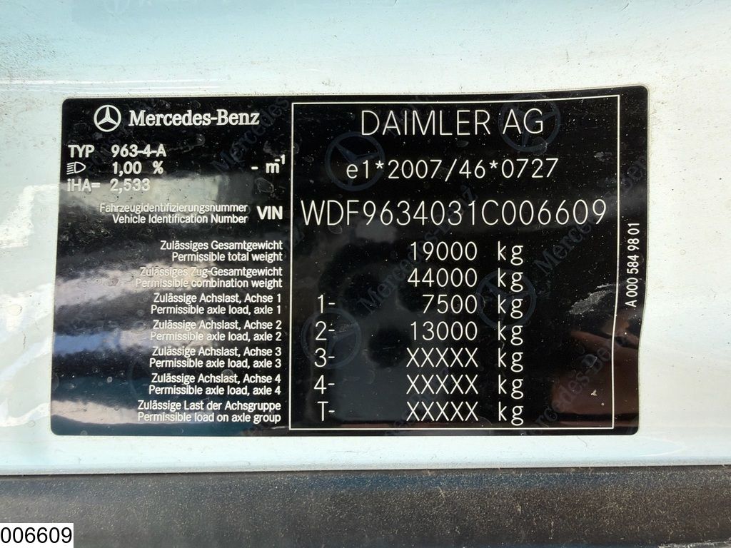 Mercedes Actros 1845 EURO 6