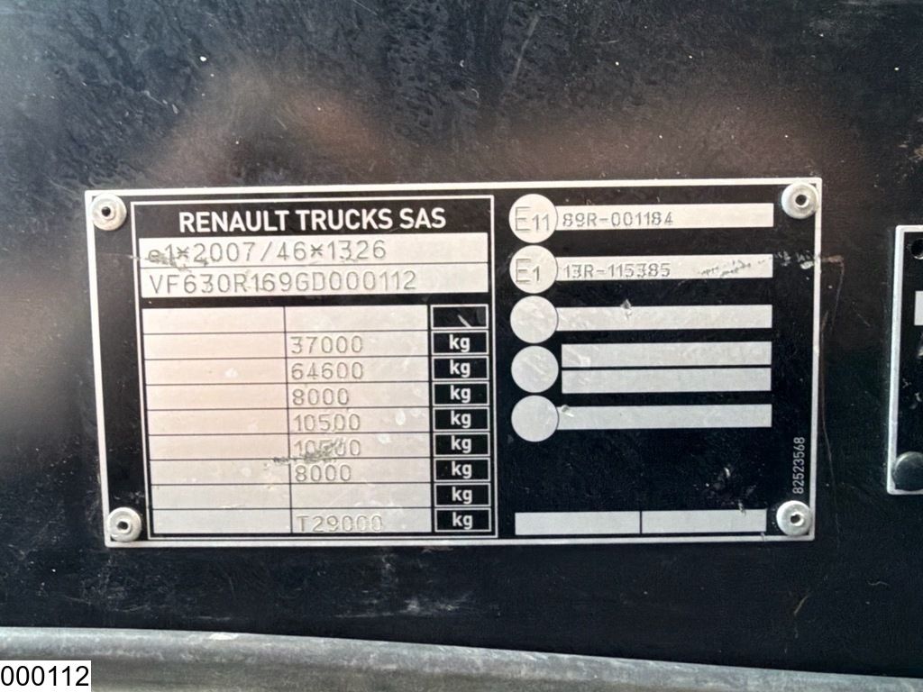 Renault C 430 EURO 6, Palfinger, PTO