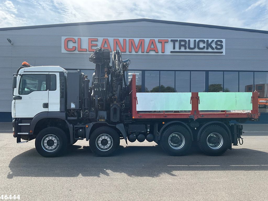 Man TGA 41.363 8x4 Manual Full steel Hiab 80 Tonmeter laadkraan + Fly-Jib