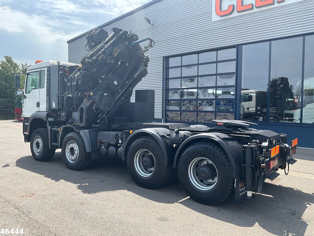 Man TGA 41.363 8x4 Manual Full steel Hiab 80 Tonmeter laadkraan + Fly-Jib