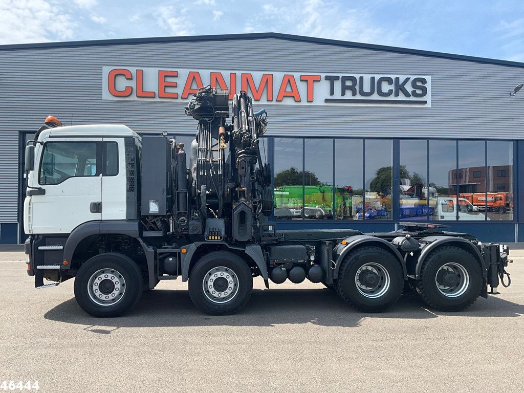 Man TGA 41.363 8x4 Manual Full steel Hiab 80 Tonmeter laadkraan + Fly-Jib