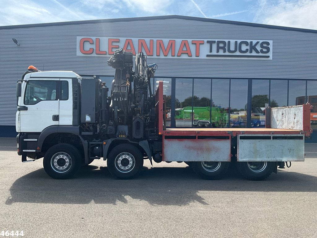 Man TGA 41.363 8x4 Manual Full steel Hiab 80 Tonmeter laadkraan + Fly-Jib