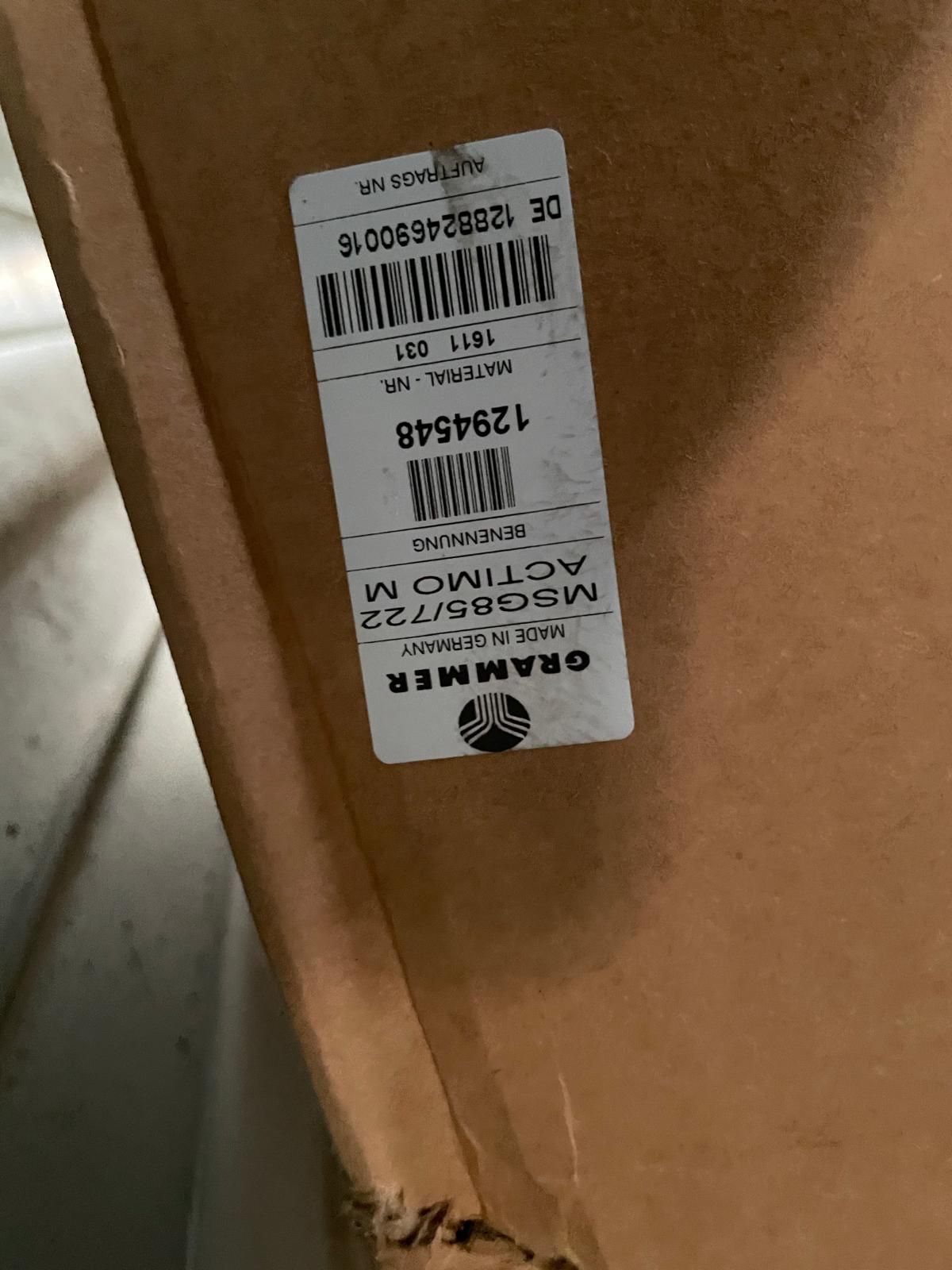 Specificaties: Merk: GRAMMER Model: ACTIMO M MSG85/722 stoel