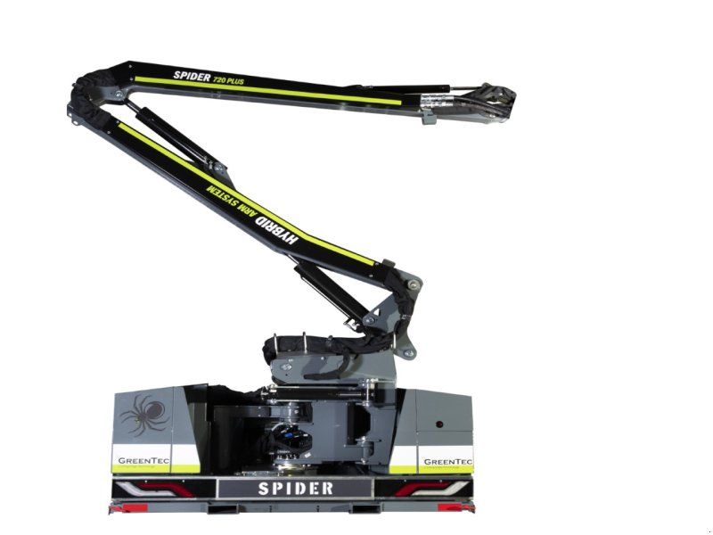Greentec SPIDER 720-8PLUS mit Mulchkf FR162Plus Auslegemulcher