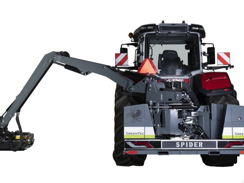 Greentec SPIDER 720-8PLUS mit Mulchkf FR162Plus Auslegemulcher