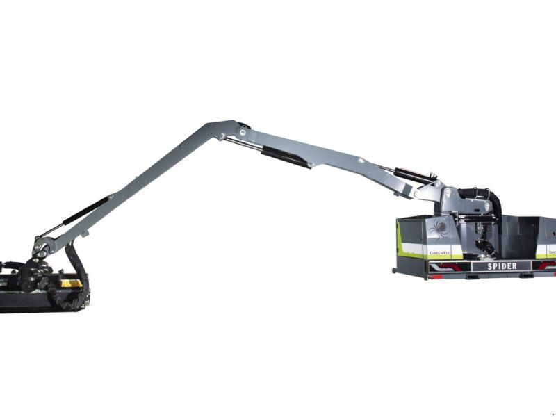 Greentec SPIDER 720-8PLUS mit Mulchkf FR162Plus Auslegemulcher