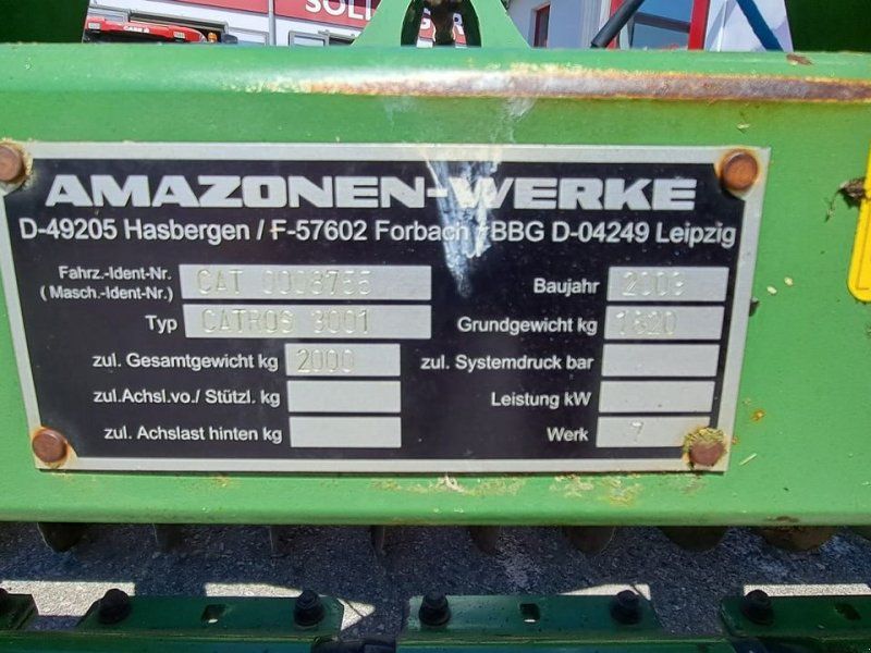 Amazone Catros 3001