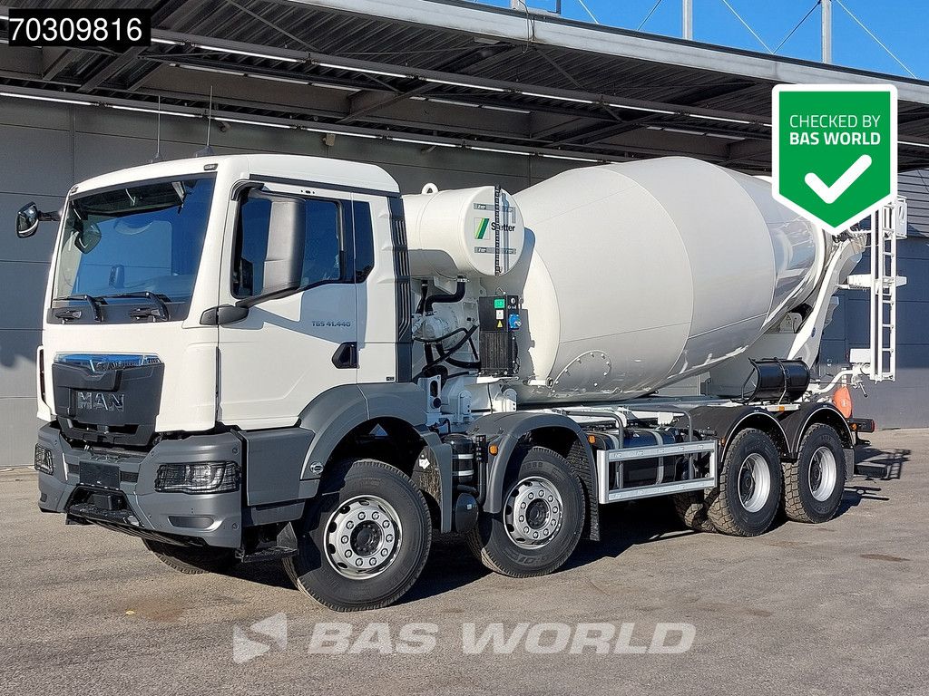MAN TGS 41.440 8X4 NEW! 12m3 Stetter Mixer Big-Axle Steelsuspension Automatic Euro 6