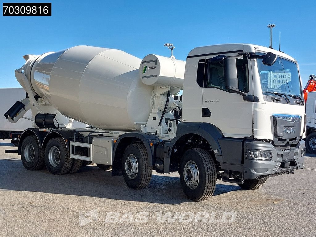 MAN TGS 41.440 8X4 NEW! 12m3 Stetter Mixer Big-Axle Steelsuspension Automatic Euro 6
