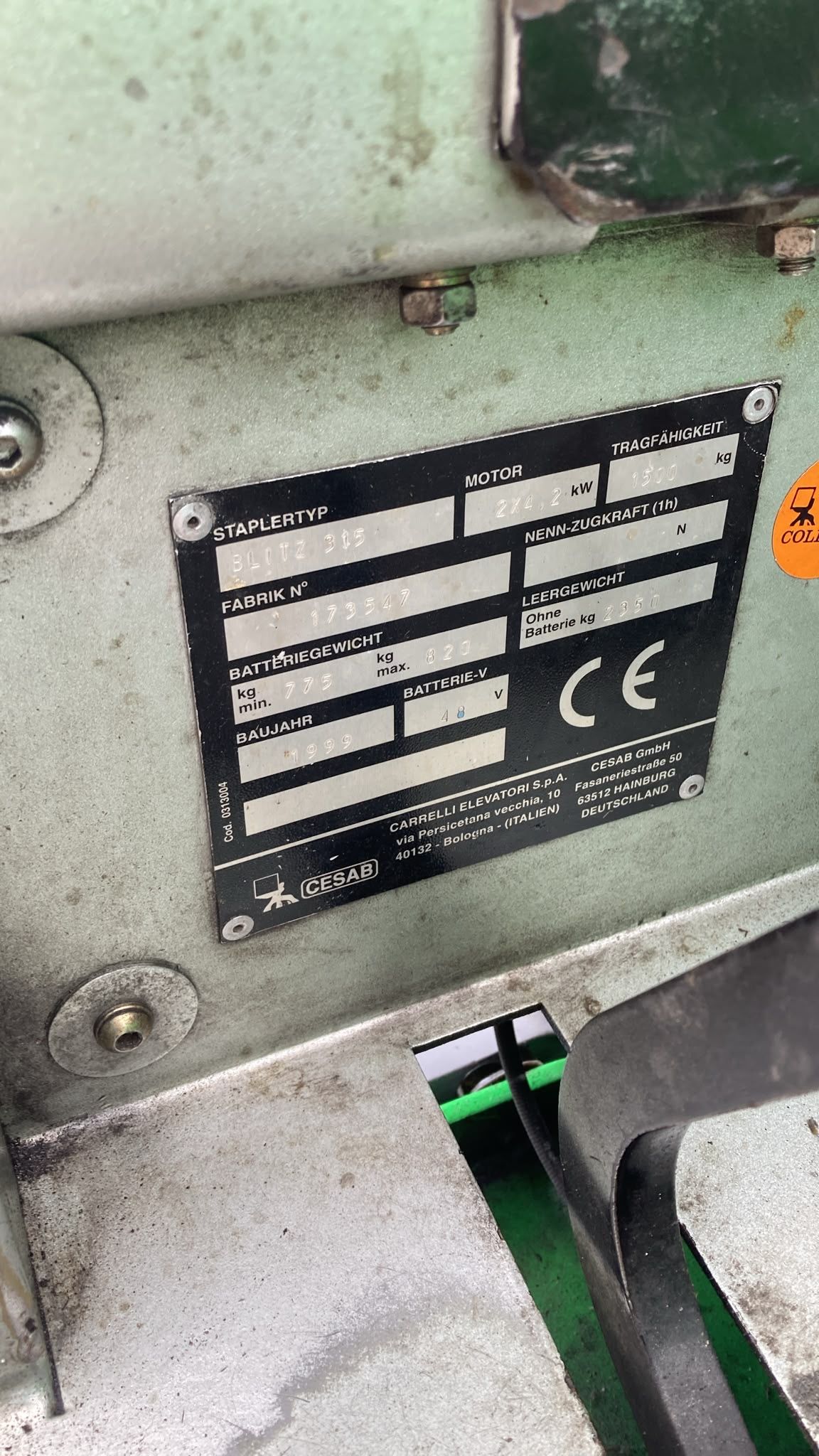 Cessna heftruck 1.50 elektrische