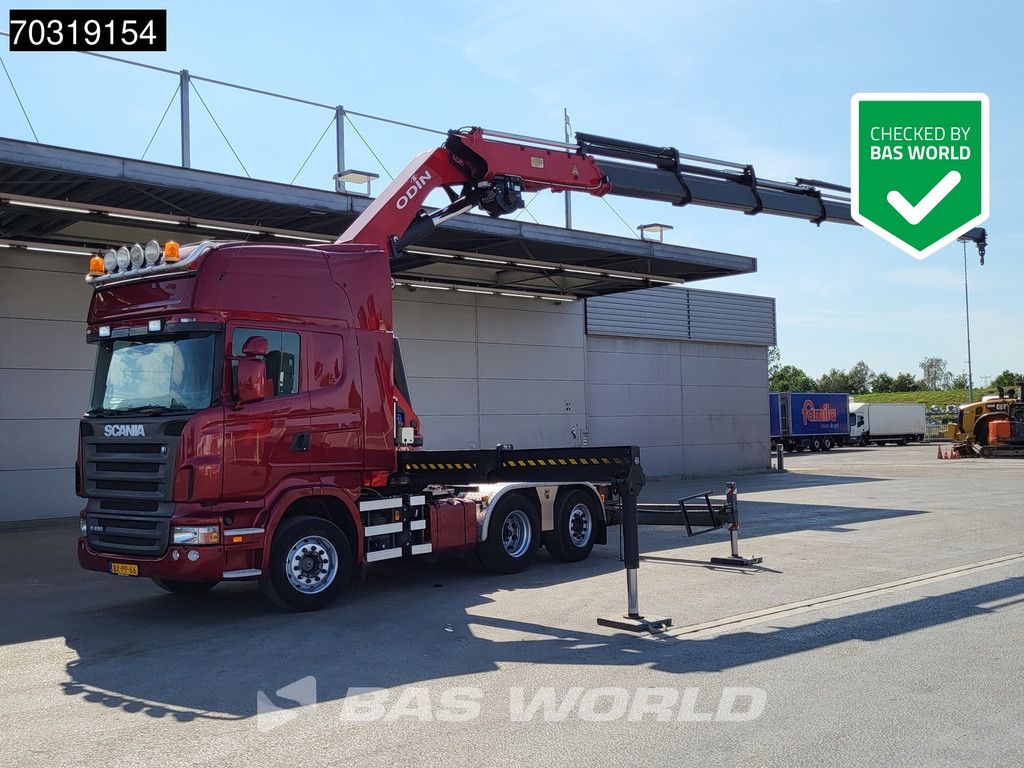 Scania R R480 6X2 NL-Truck HMF ODIN OK6 Crane Kran 6 Extensions Lift+Lenkachse ADR