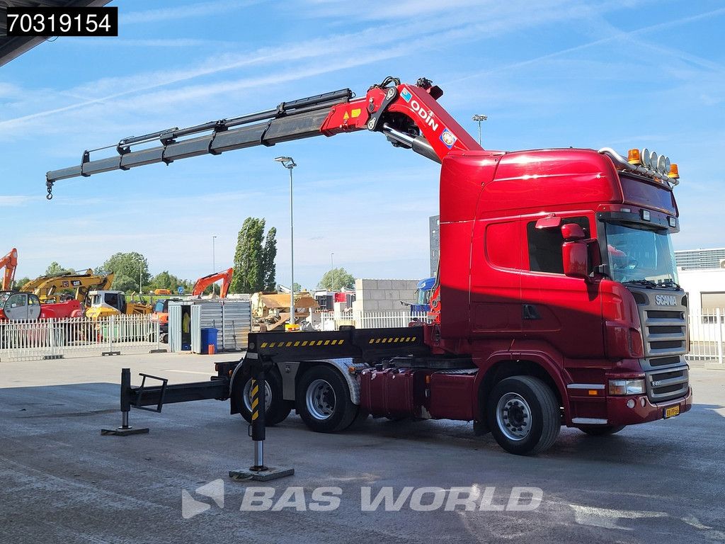 Scania R R480 6X2 NL-Truck HMF ODIN OK6 Crane Kran 6 Extensions Lift+Lenkachse ADR