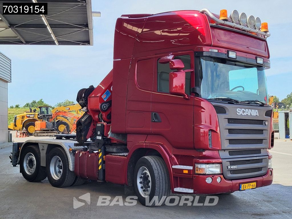 Scania R R480 6X2 NL-Truck HMF ODIN OK6 Crane Kran 6 Extensions Lift+Lenkachse ADR