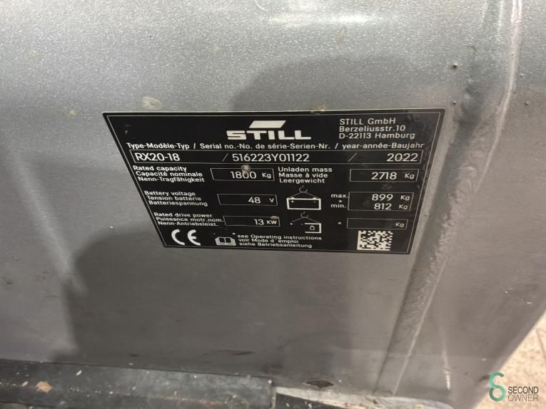 Forklifts Electric Still RX20-18 2022