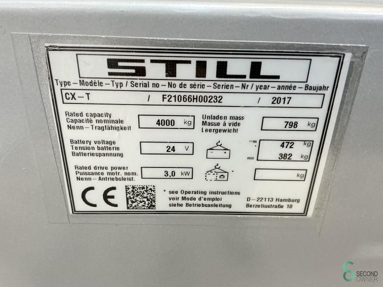 Tractors Electric Still CX-T 2017