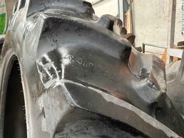 Goodyear DT800 320/90R50 tractor tire on a rim