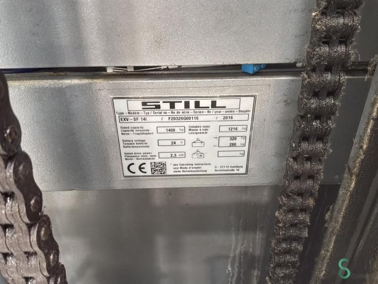 Stackers Electric Still EXV14I 2016